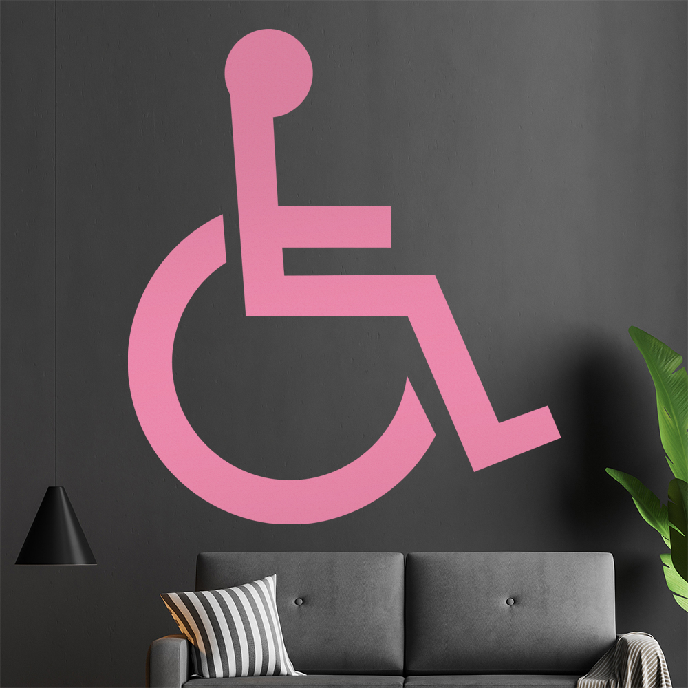 Behinderung-Rollstuhl Wandtattoo Wohnzimmer Wandaufkleber 1406 - Picture 67 of 204