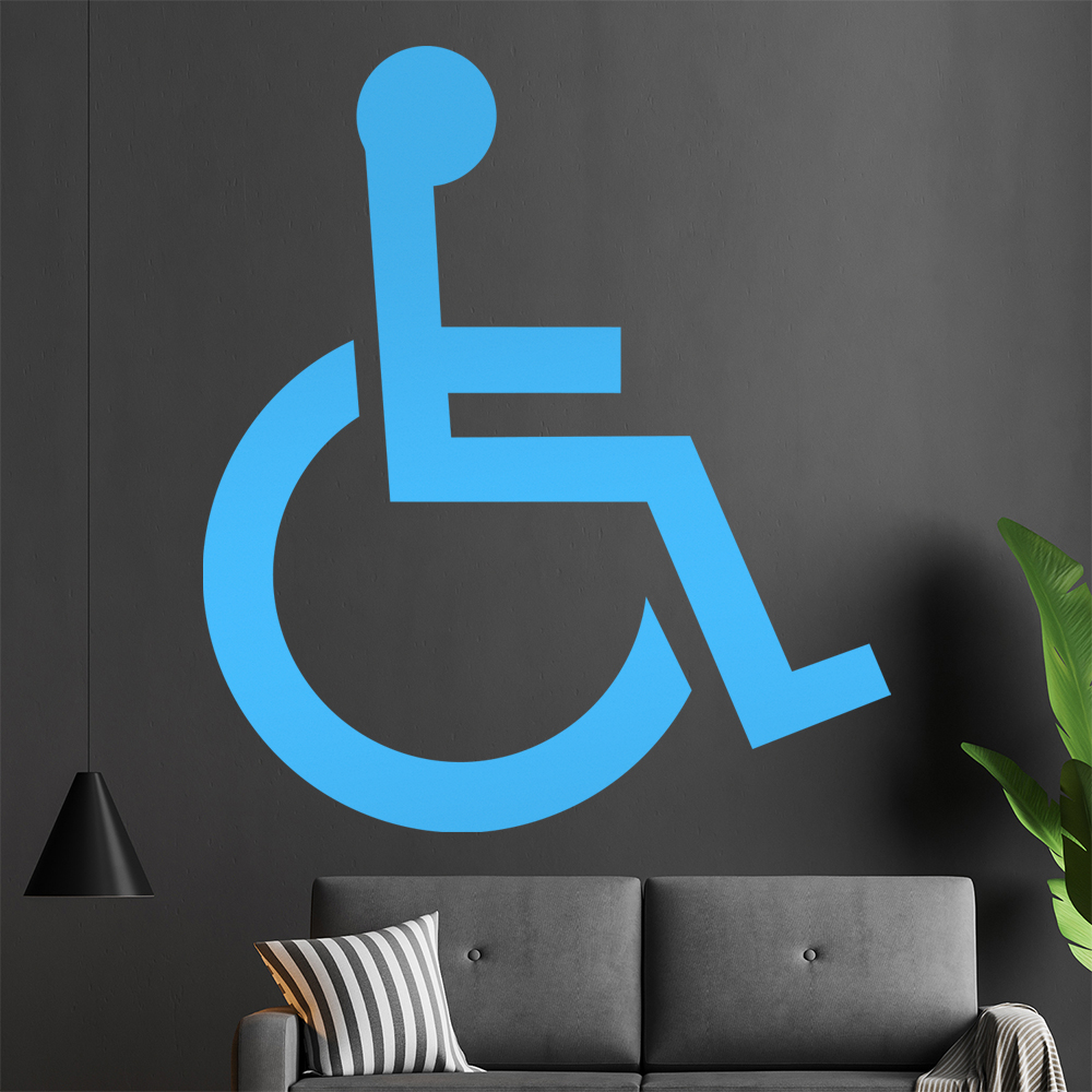 Behinderung-Rollstuhl Wandtattoo Wohnzimmer Wandaufkleber 1406 - Picture 97 of 204