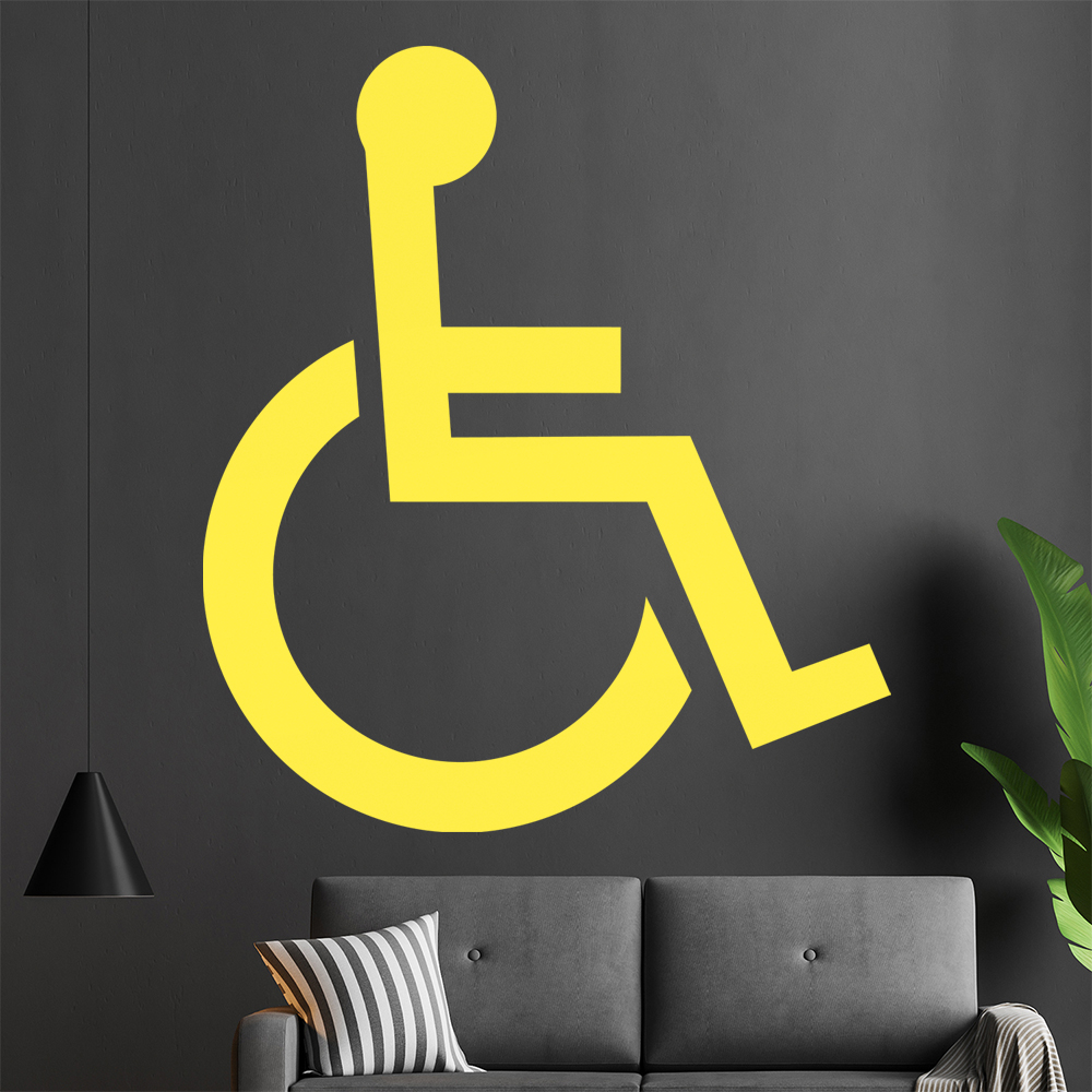 Behinderung-Rollstuhl Wandtattoo Wohnzimmer Wandaufkleber 1406 - Picture 19 of 204