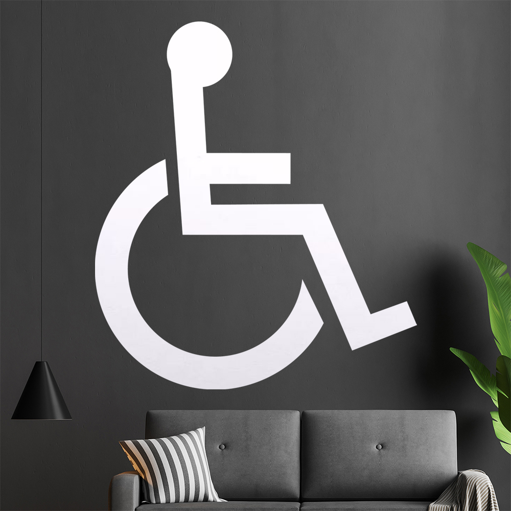 Behinderung-Rollstuhl Wandtattoo Wohnzimmer Wandaufkleber 1406 - Picture 7 of 204
