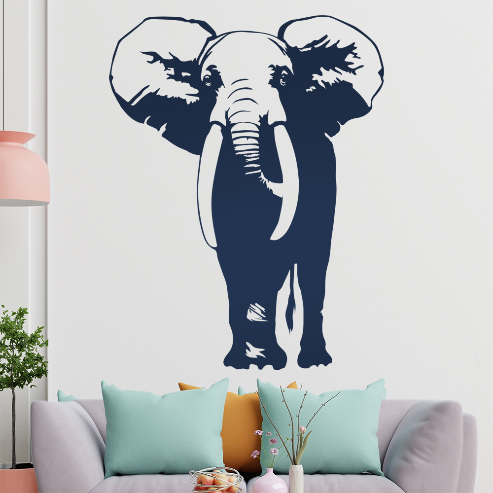 Elefant Dickhäuter Wandtattoo Wohnzimmer Wandaufkleber 1418 - Picture 73 of 204