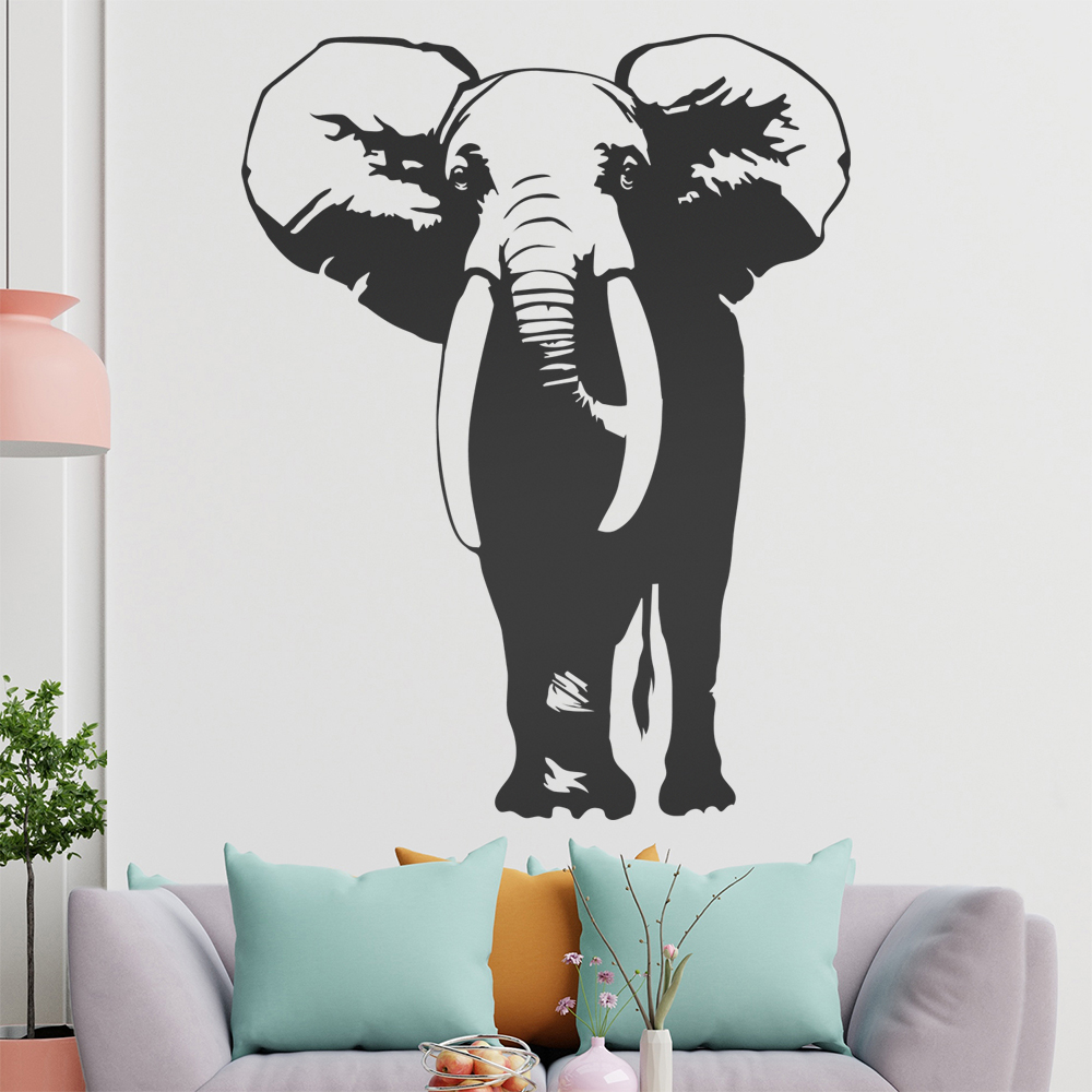 Elefant Dickhäuter Wandtattoo Wohnzimmer Wandaufkleber 1418 - Picture 151 of 204