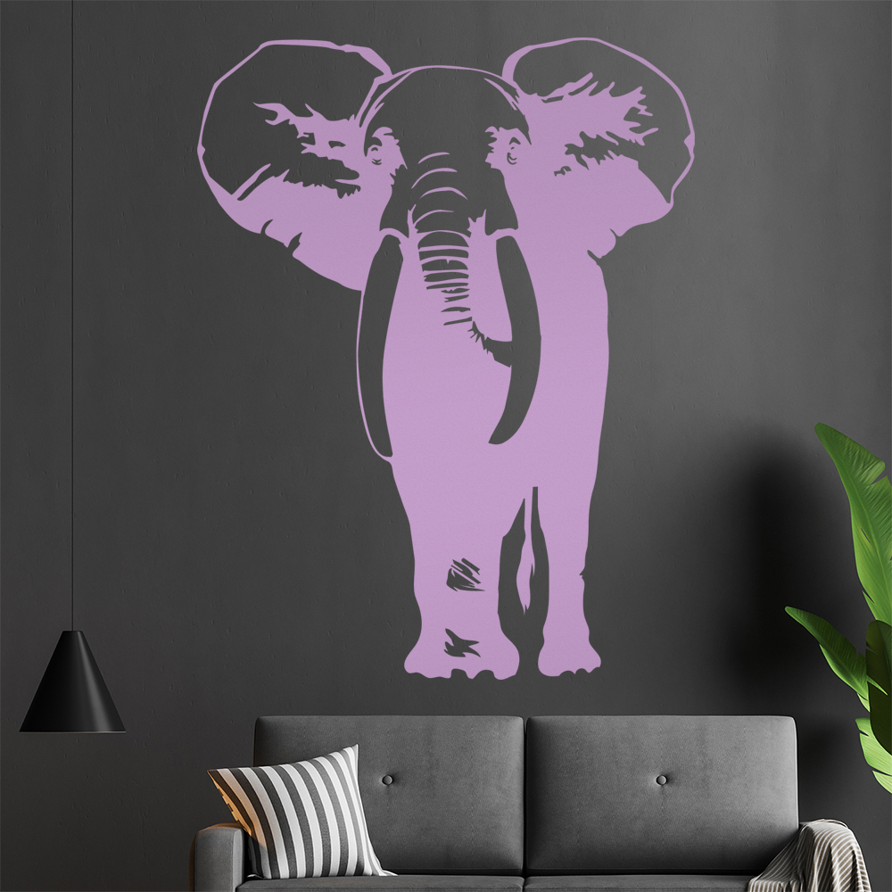Elefant Dickhäuter Wandtattoo Wohnzimmer Wandaufkleber 1418 - Picture 55 of 204