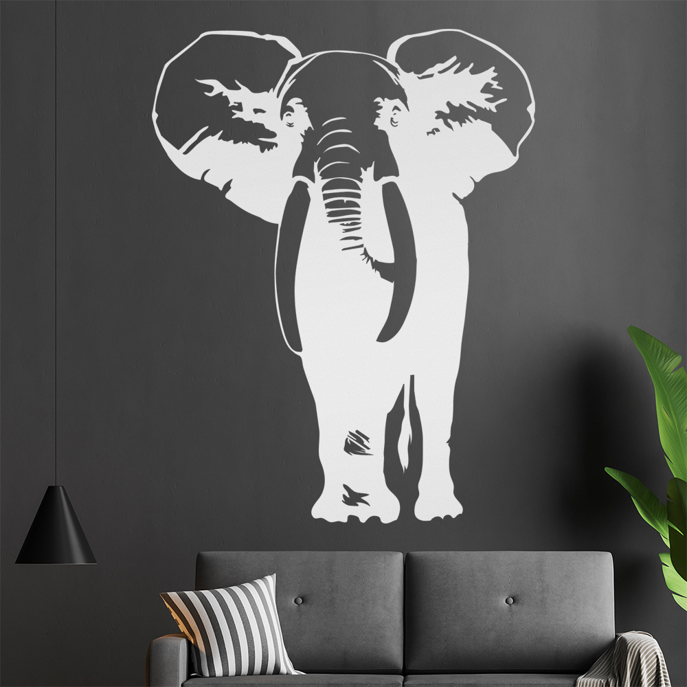 Elefant Dickhäuter Wandtattoo Wohnzimmer Wandaufkleber 1418 - Picture 145 of 204