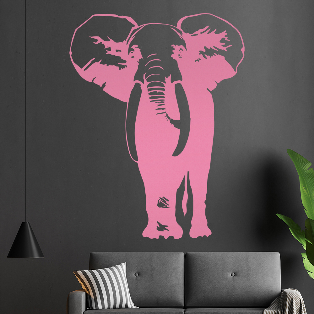 Elefant Dickhäuter Wandtattoo Wohnzimmer Wandaufkleber 1418 - Picture 67 of 204