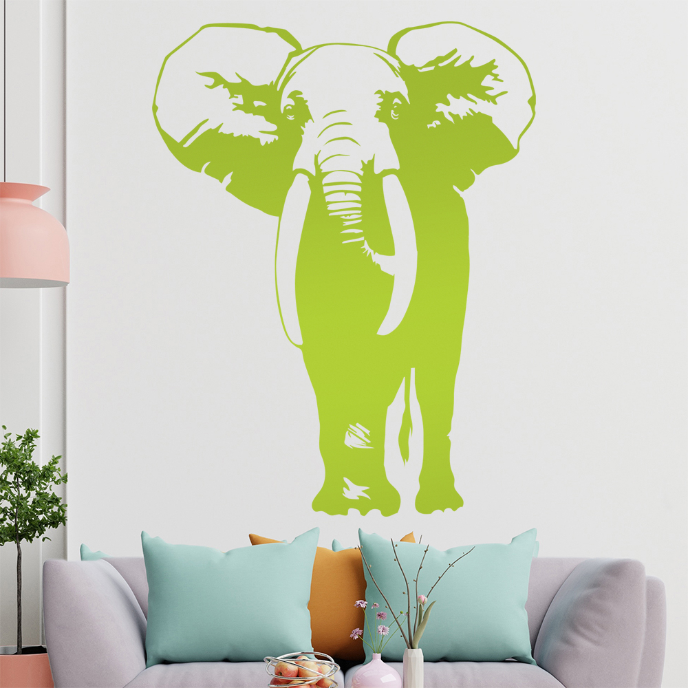 Elefant Dickhäuter Wandtattoo Wohnzimmer Wandaufkleber 1418 - Picture 121 of 204
