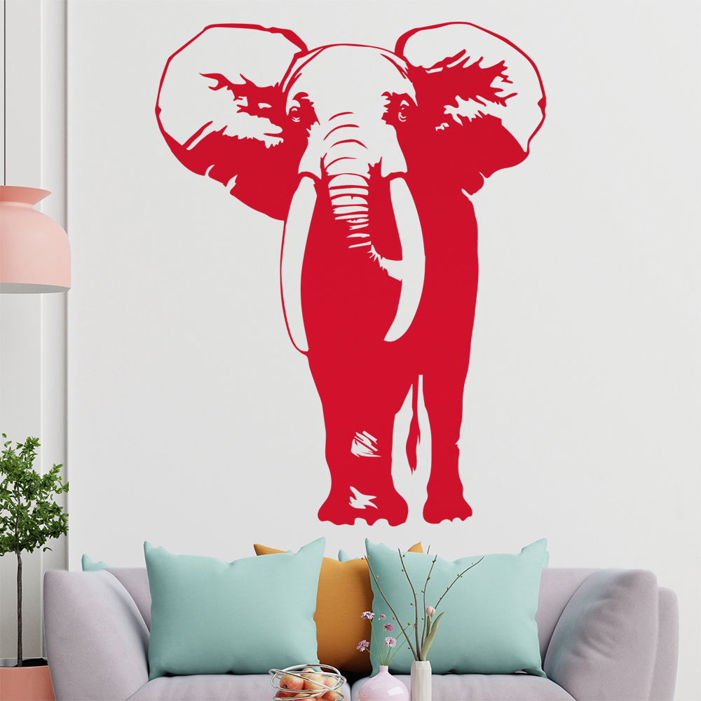 Elefant Dickhäuter Wandtattoo Wohnzimmer Wandaufkleber 1418 - Picture 31 of 204