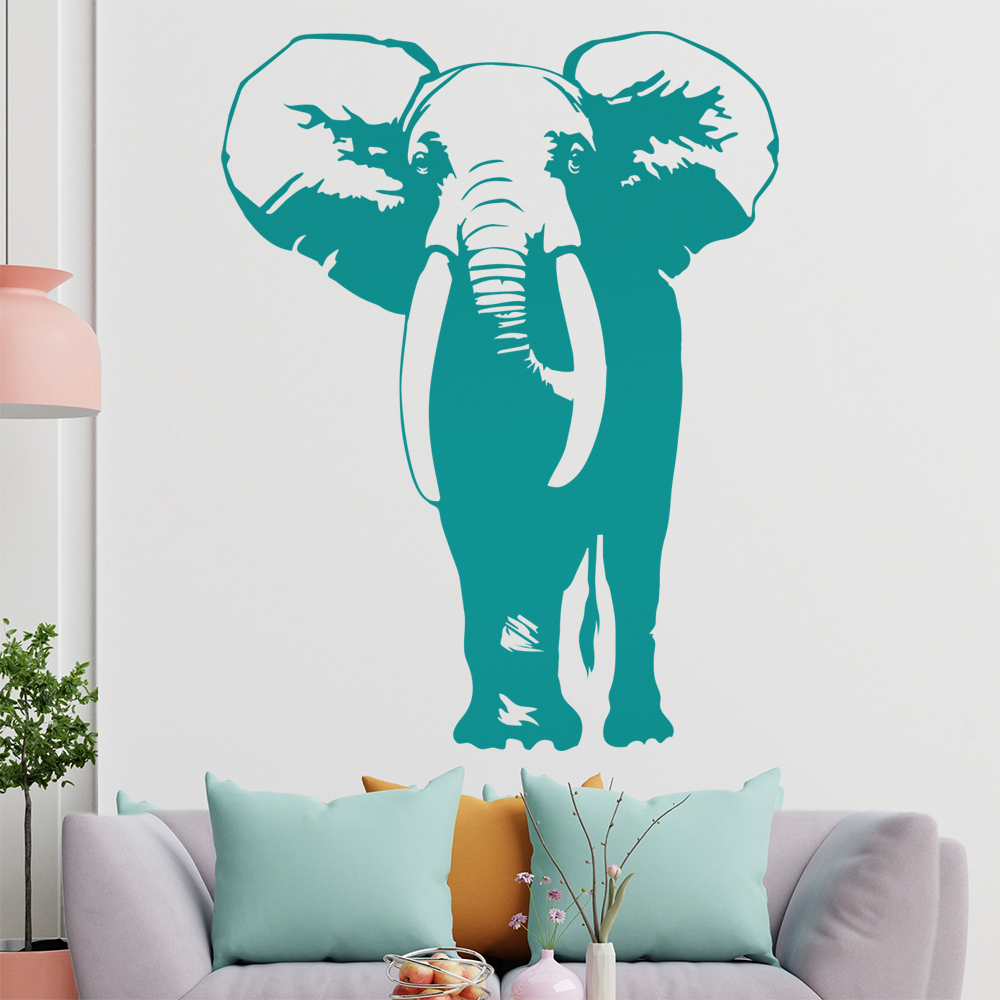 Elefant Dickhäuter Wandtattoo Wohnzimmer Wandaufkleber 1418 - Picture 127 of 204