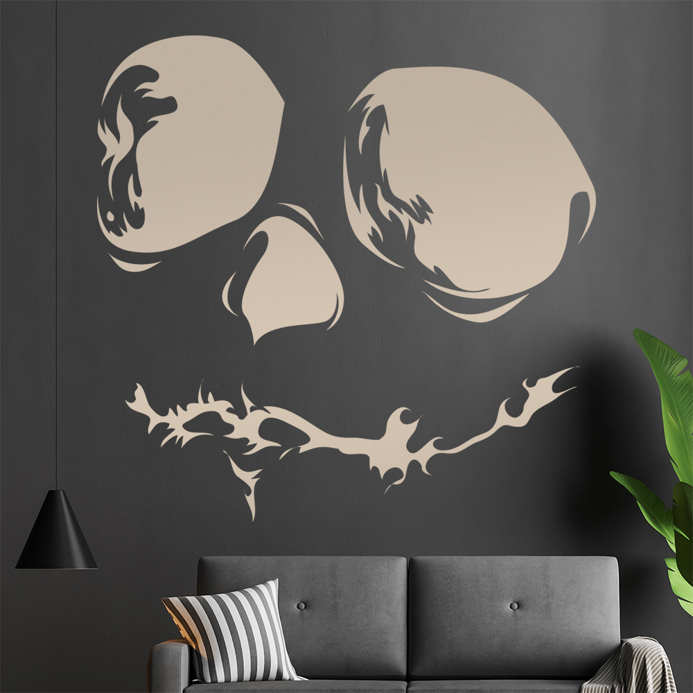 Totenkopf Schädel Jack Skellington Wandtattoo Wohnzimmer Wandaufkleber 1458 - Picture 169 of 204
