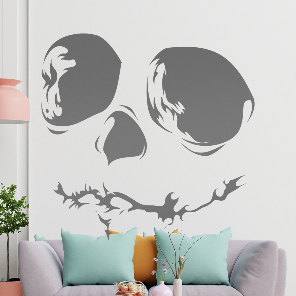 Totenkopf Schädel Jack Skellington Wandtattoo Wohnzimmer Wandaufkleber 1458 - Picture 139 of 204