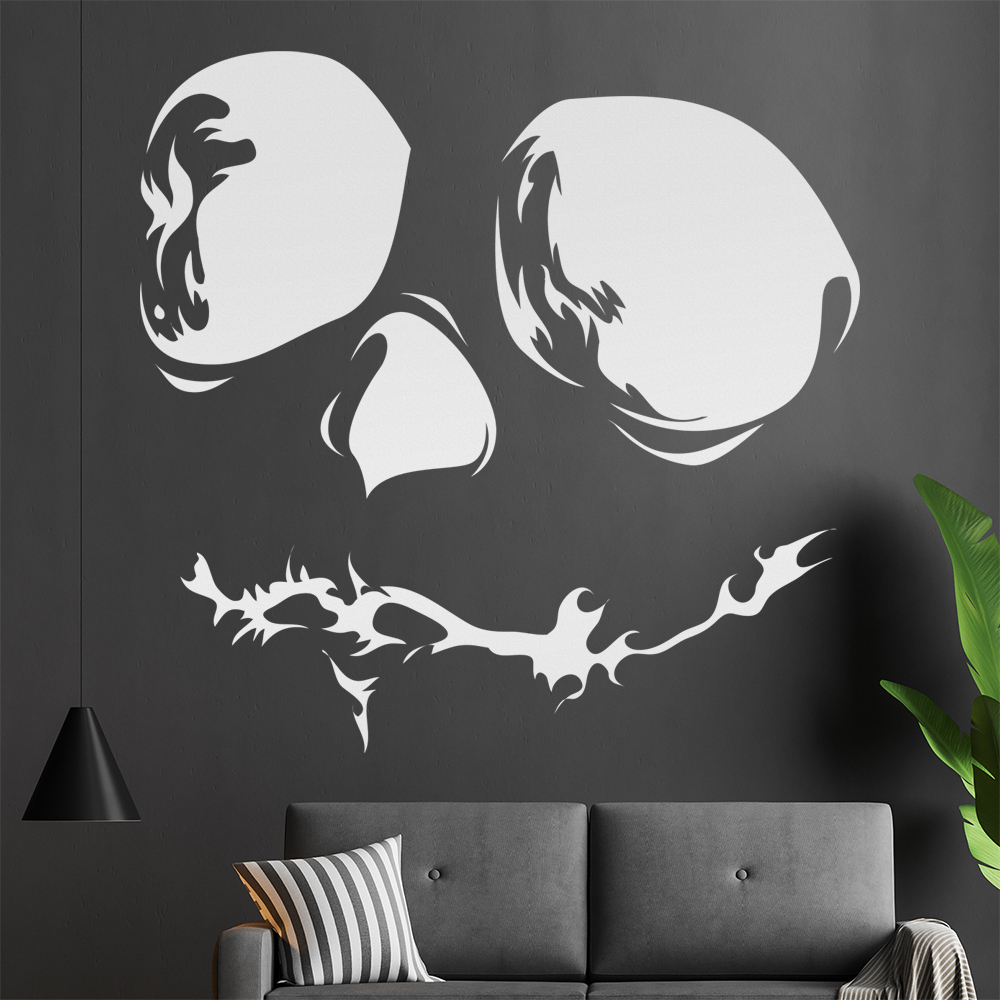 Totenkopf Schädel Jack Skellington Wandtattoo Wohnzimmer Wandaufkleber 1458 - Picture 145 of 204