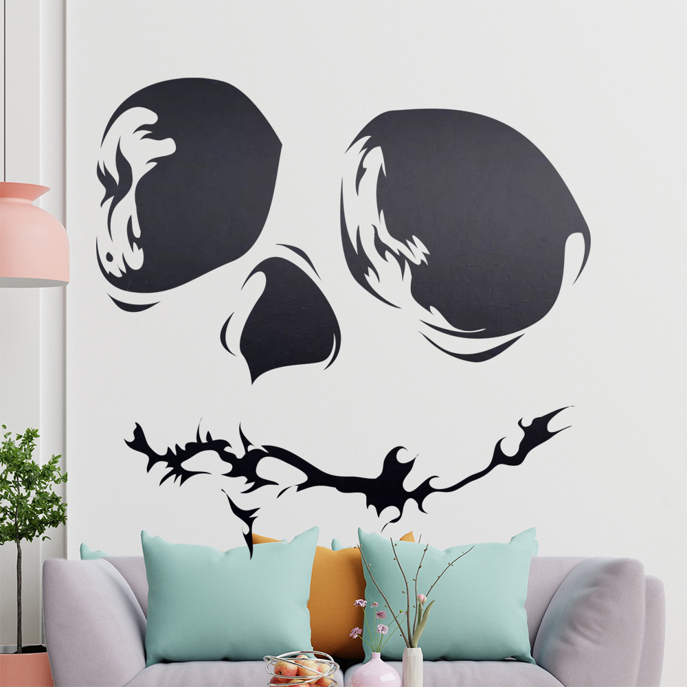 Totenkopf Schädel Jack Skellington Wandtattoo Wohnzimmer Wandaufkleber 1458 - Picture 133 of 204