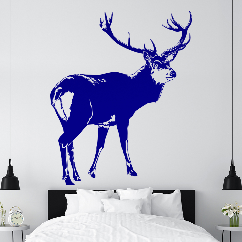 Hirsch Motiv 2 Geweihträger Wandtattoo Wohnzimmer Wandaufkleber 1478 - Picture 181 of 204