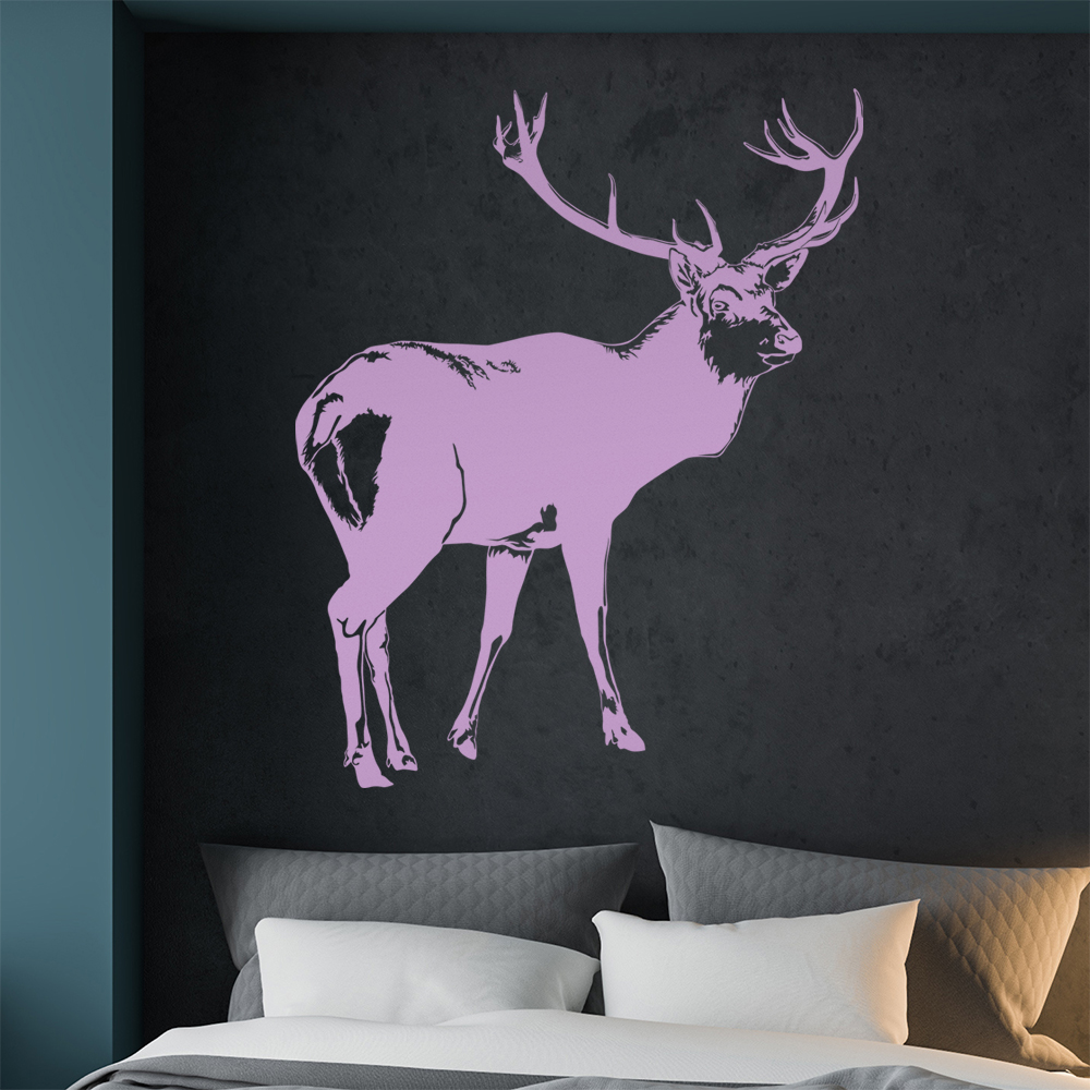 Hirsch Motiv 2 Geweihträger Wandtattoo Wohnzimmer Wandaufkleber 1478 - Picture 55 of 204