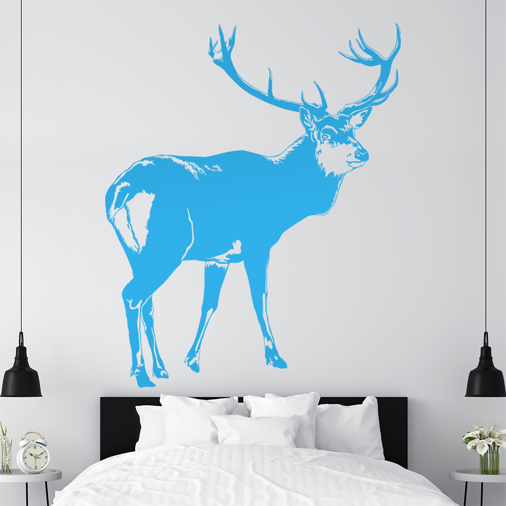 Hirsch Motiv 2 Geweihträger Wandtattoo Wohnzimmer Wandaufkleber 1478 - Picture 85 of 204
