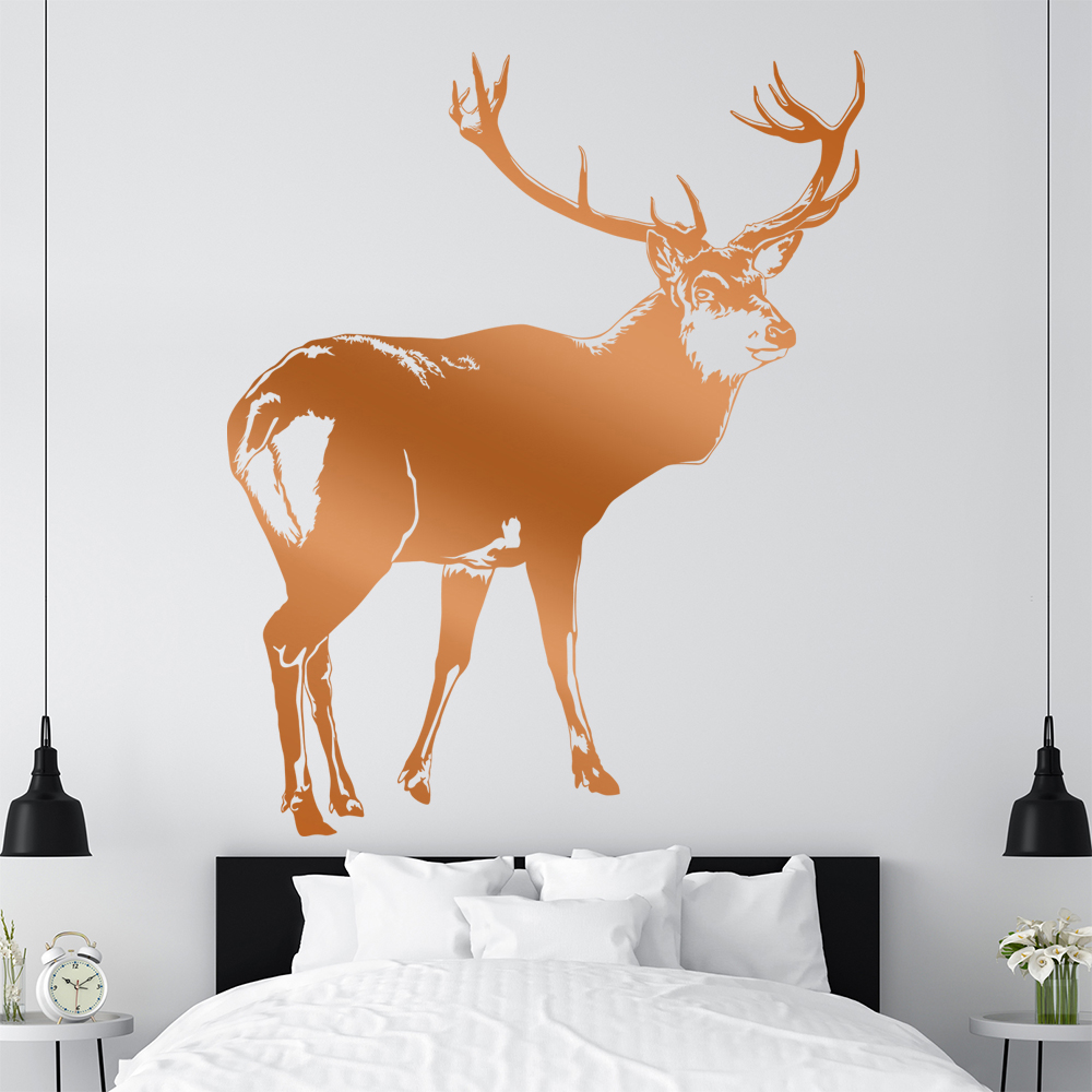 Hirsch Motiv 2 Geweihträger Wandtattoo Wohnzimmer Wandaufkleber 1478 - Picture 199 of 204