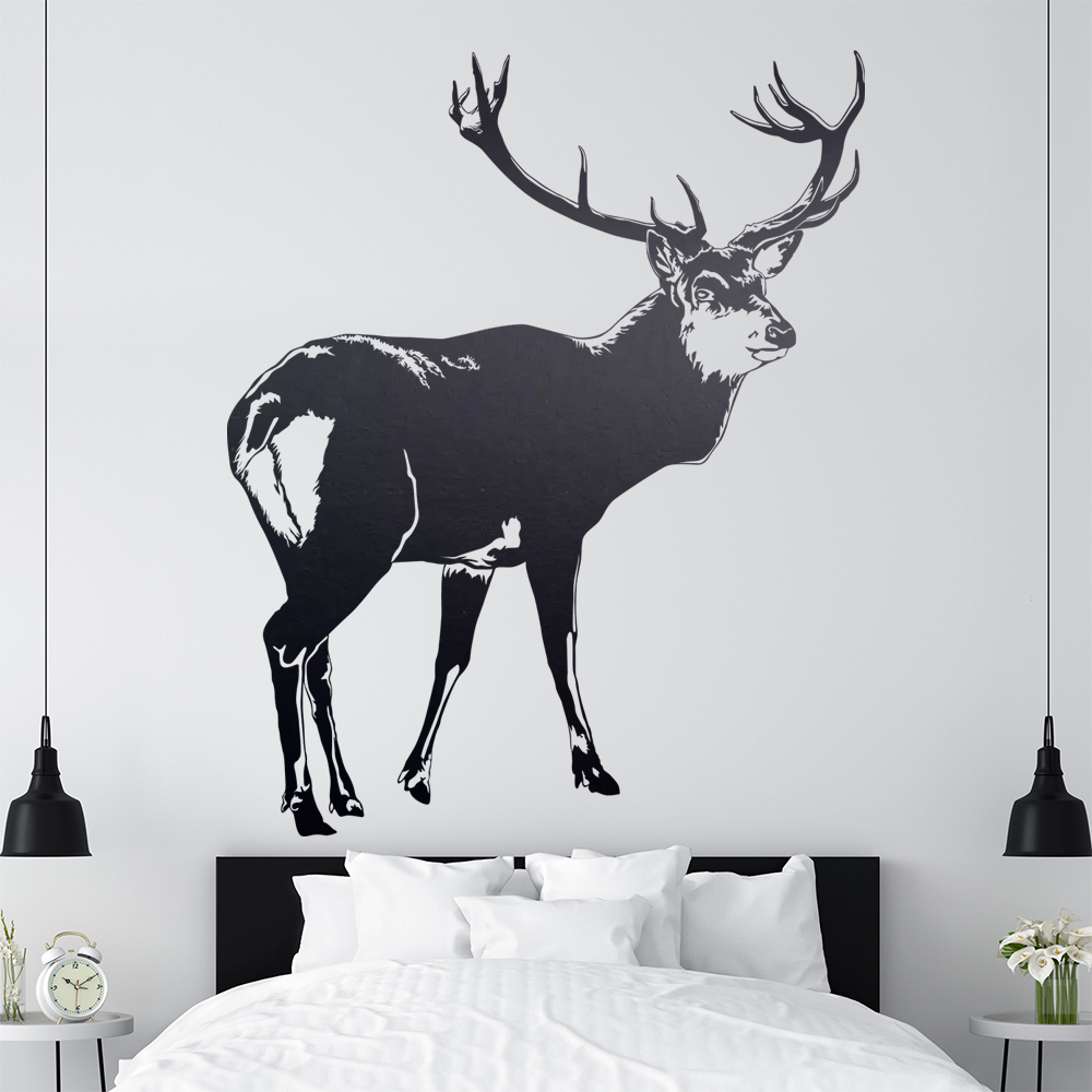 Hirsch Motiv 2 Geweihträger Wandtattoo Wohnzimmer Wandaufkleber 1478 - Picture 133 of 204