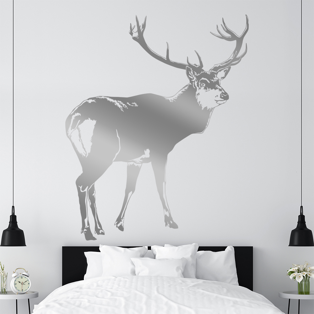 Hirsch Motiv 2 Geweihträger Wandtattoo Wohnzimmer Wandaufkleber 1478 - Picture 187 of 204