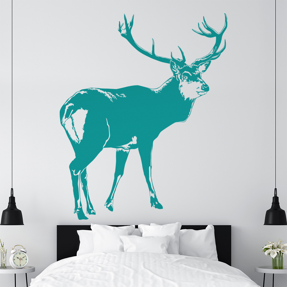 Hirsch Motiv 2 Geweihträger Wandtattoo Wohnzimmer Wandaufkleber 1478 - Picture 127 of 204