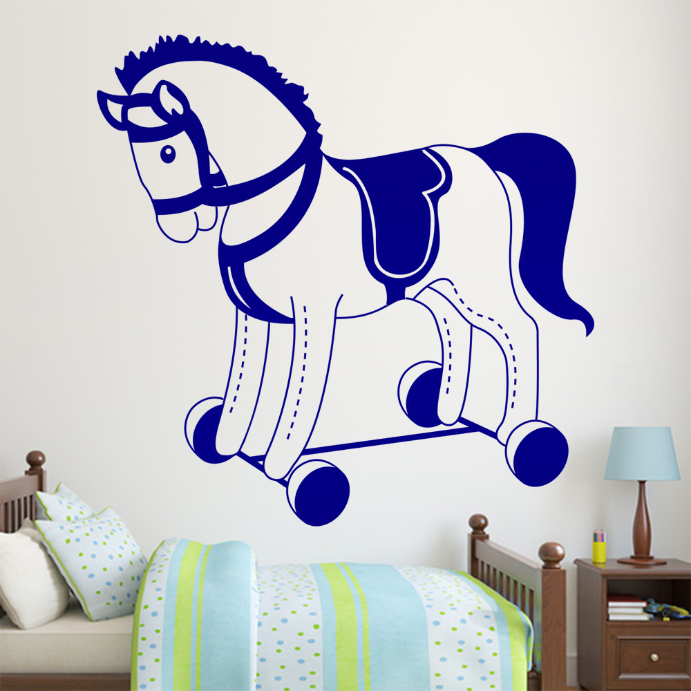 Plüschpferd Spielpferd Wandtattoo Wohnzimmer Wandaufkleber 1483 - Picture 79 of 204
