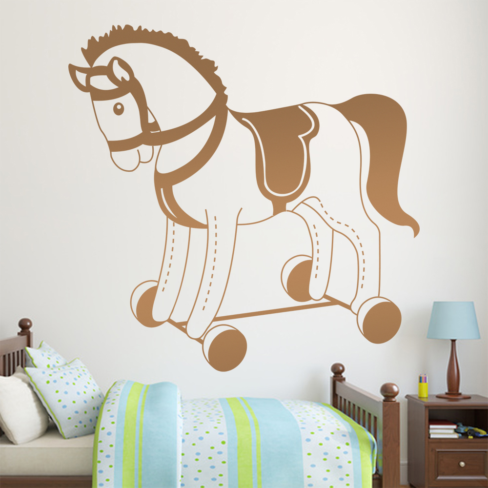 Plüschpferd Spielpferd Wandtattoo Wohnzimmer Wandaufkleber 1483 - Picture 163 of 204