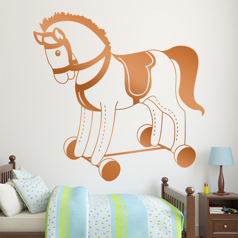 Plüschpferd Spielpferd Wandtattoo Wohnzimmer Wandaufkleber 1483 - Picture 199 of 204