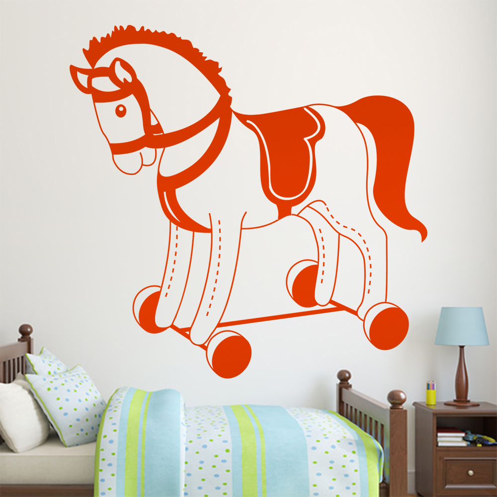 Plüschpferd Spielpferd Wandtattoo Wohnzimmer Wandaufkleber 1483 - Picture 37 of 204