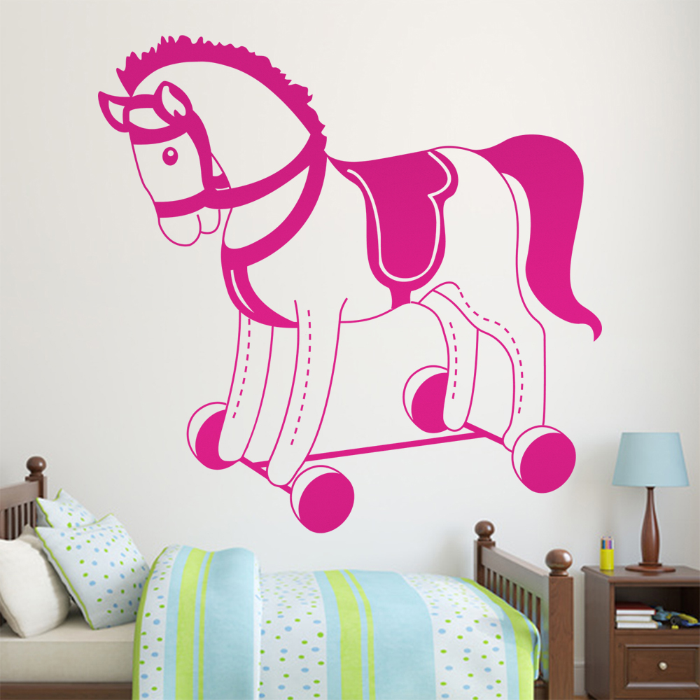 Plüschpferd Spielpferd Wandtattoo Wohnzimmer Wandaufkleber 1483 - Picture 49 of 204