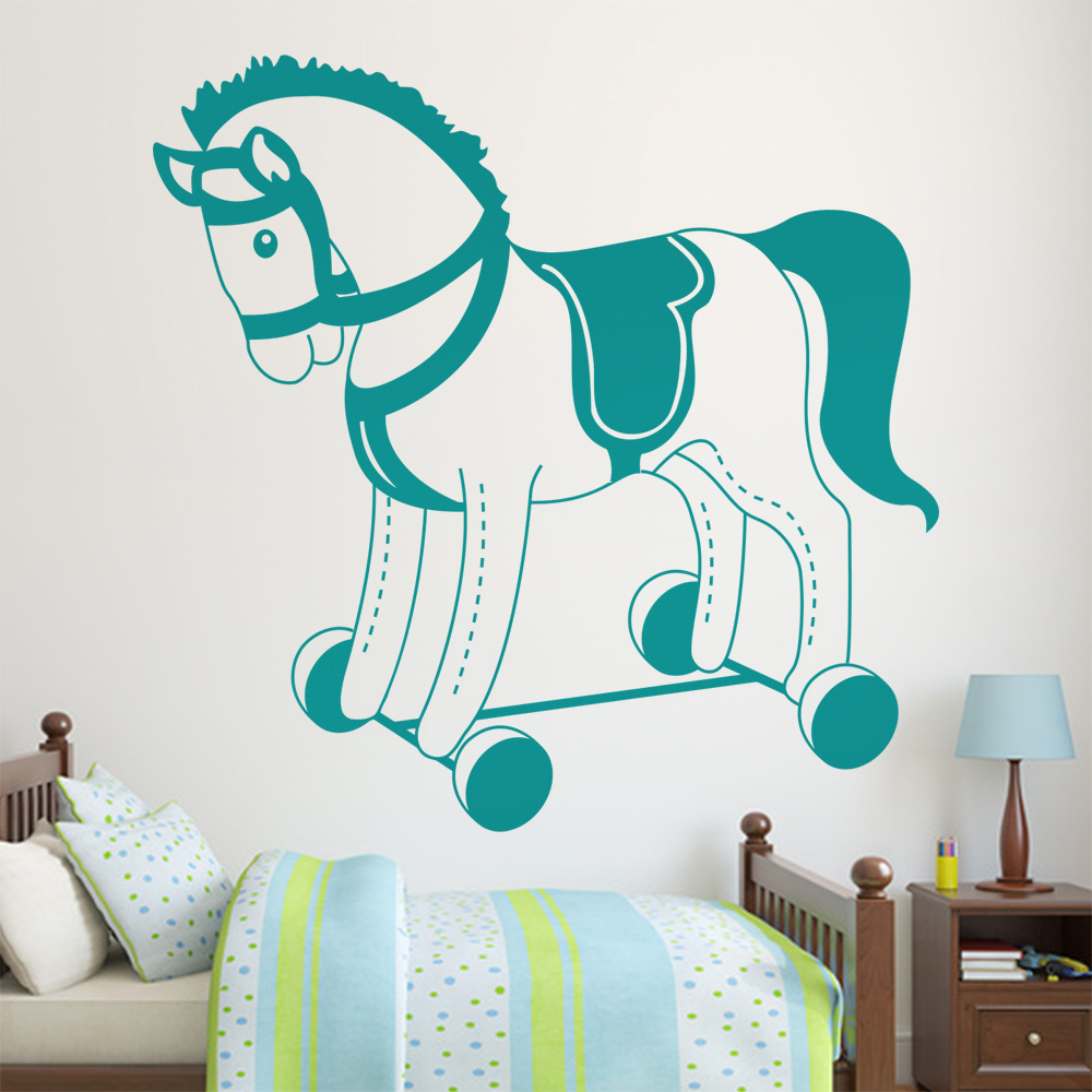 Plüschpferd Spielpferd Wandtattoo Wohnzimmer Wandaufkleber 1483 - Picture 127 of 204