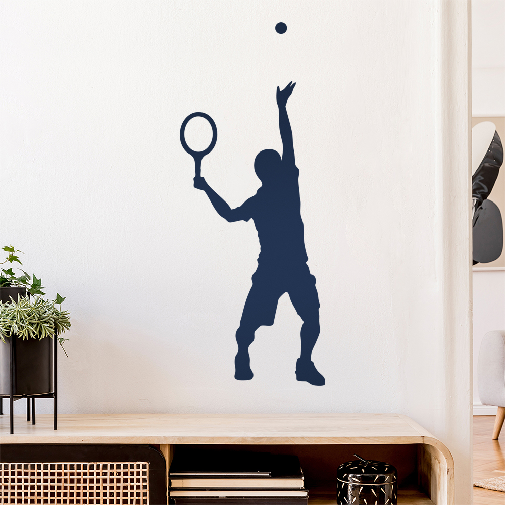 Tennisspieler Figur Wandaufkleber - Picture 73 of 204