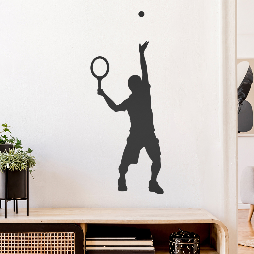 Tennisspieler Figur Wandaufkleber - Picture 151 of 204