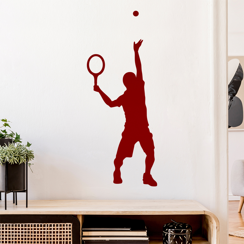 Tennisspieler Figur Wandaufkleber - Picture 25 of 204