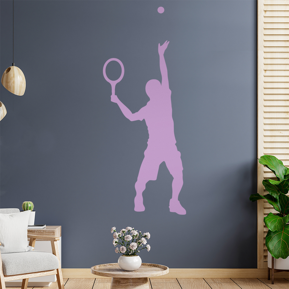 Tennisspieler Figur Wandaufkleber - Picture 55 of 204