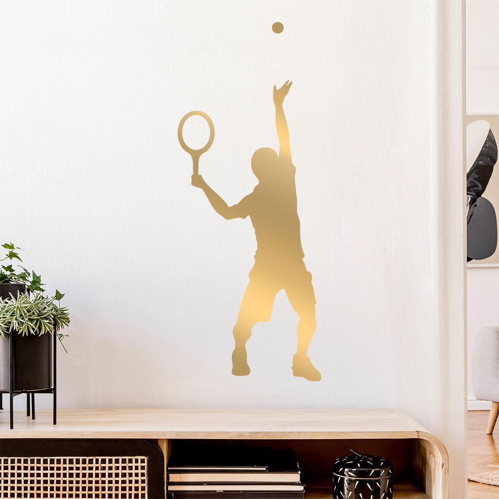 Tennisspieler Figur Wandaufkleber - Picture 193 of 204