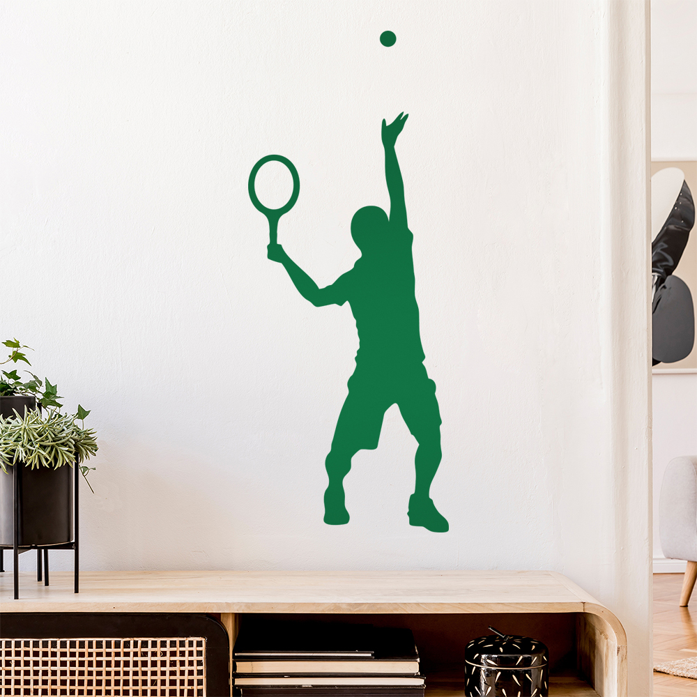 Tennisspieler Figur Wandaufkleber - Picture 109 of 204