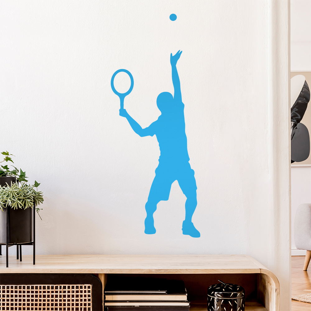 Tennisspieler Figur Wandaufkleber - Picture 85 of 204