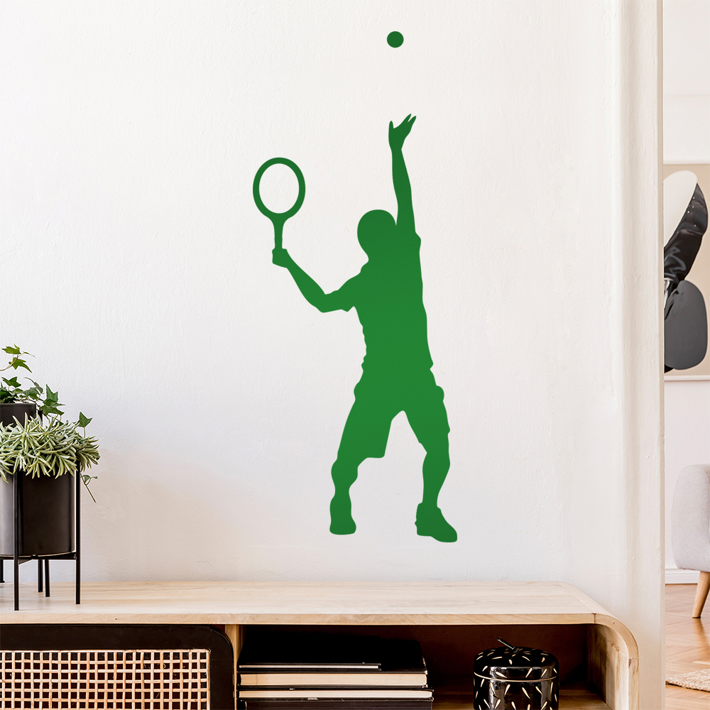 Tennisspieler Figur Wandaufkleber - Picture 115 of 204