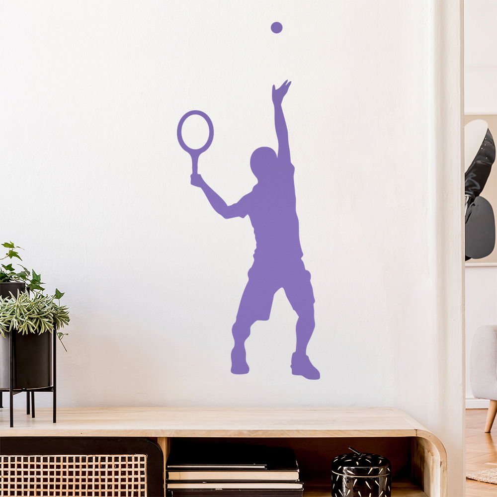 Tennisspieler Figur Wandaufkleber - Picture 61 of 204