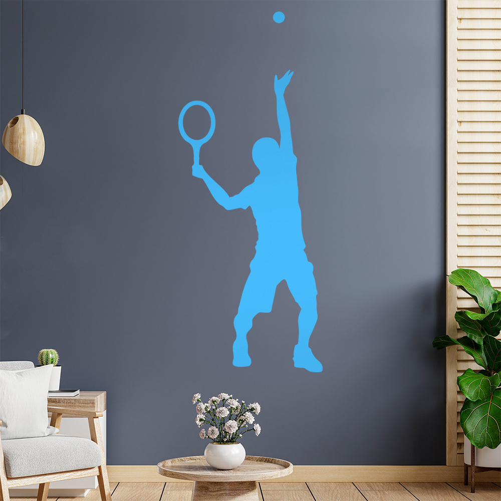 Tennisspieler Figur Wandaufkleber - Picture 97 of 204