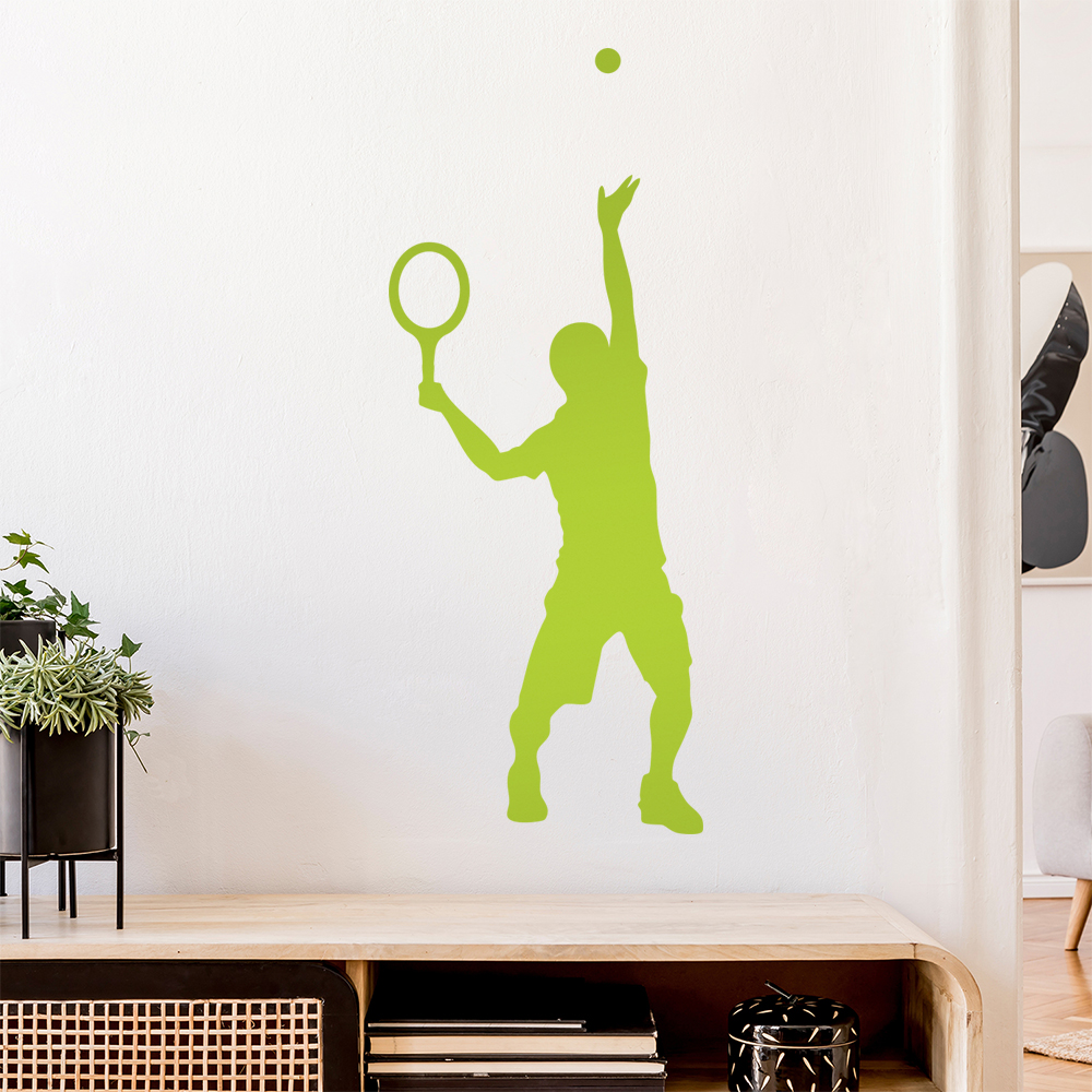 Tennisspieler Figur Wandaufkleber - Picture 121 of 204