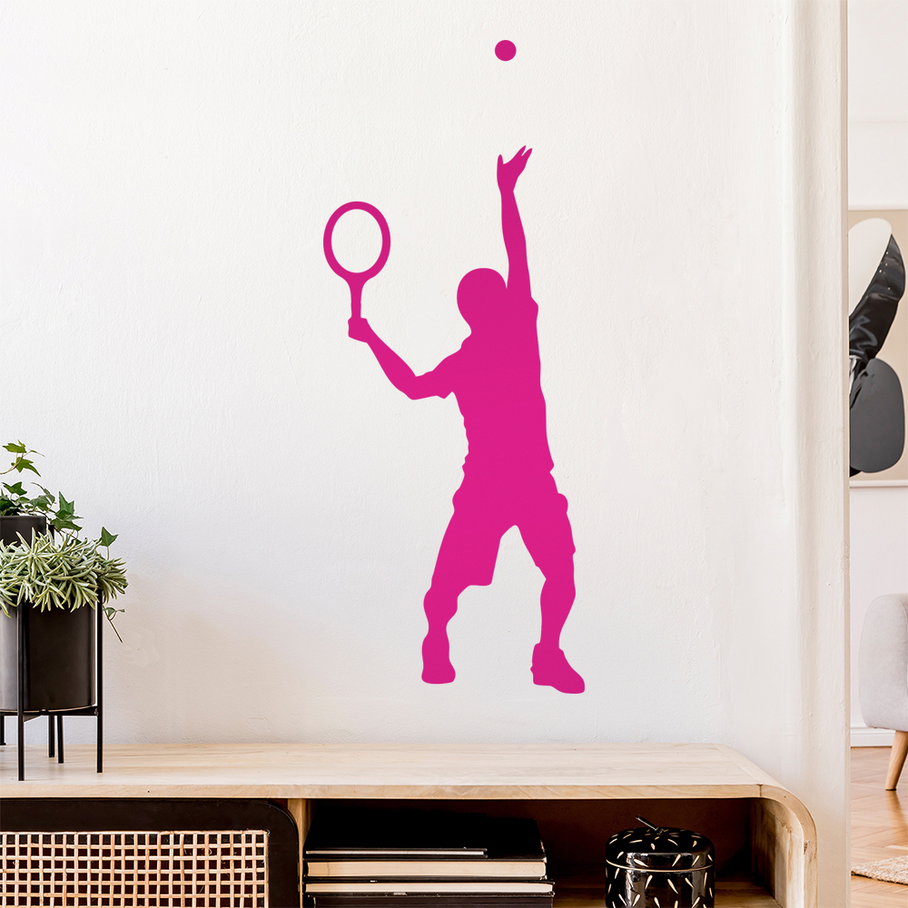 Tennisspieler Figur Wandaufkleber - Picture 49 of 204