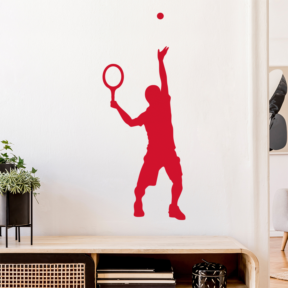 Tennisspieler Figur Wandaufkleber - Picture 31 of 204