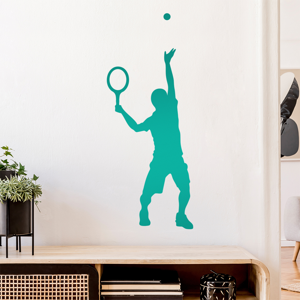 Tennisspieler Figur Wandaufkleber - Picture 91 of 204