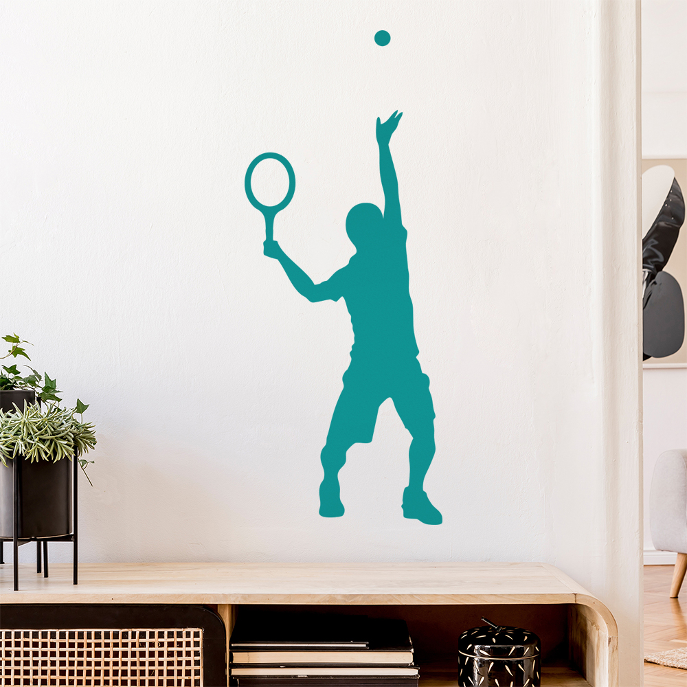 Tennisspieler Figur Wandaufkleber - Picture 127 of 204
