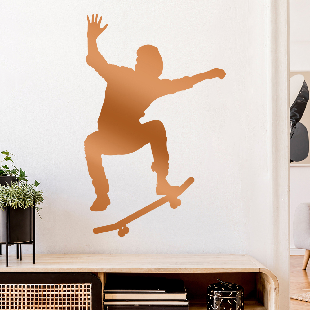 Skateboard Skaten Figur Wandaufkleber - Picture 199 of 204