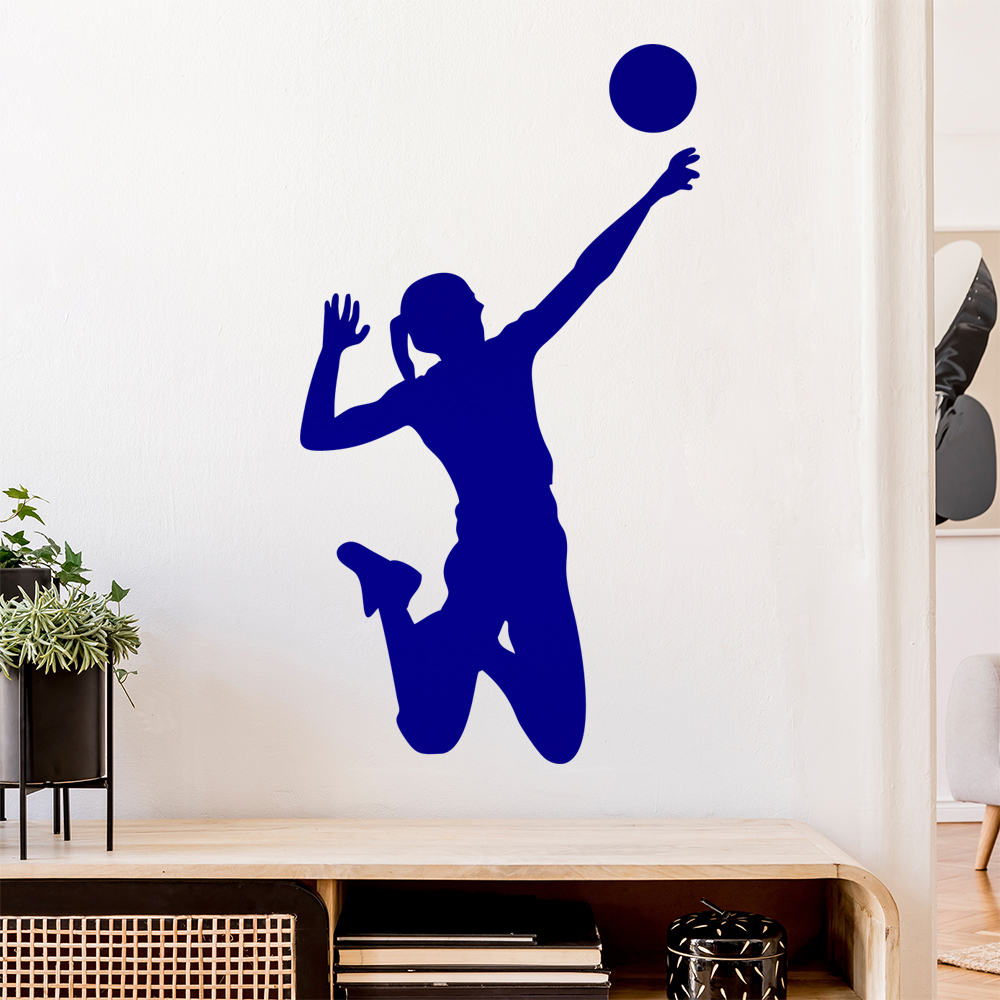 Volleyball Spieler Figur Wandaufkleber - Picture 79 of 204