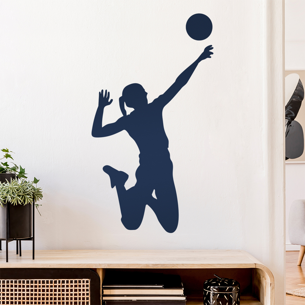 Volleyball Spieler Figur Wandaufkleber - Picture 73 of 204