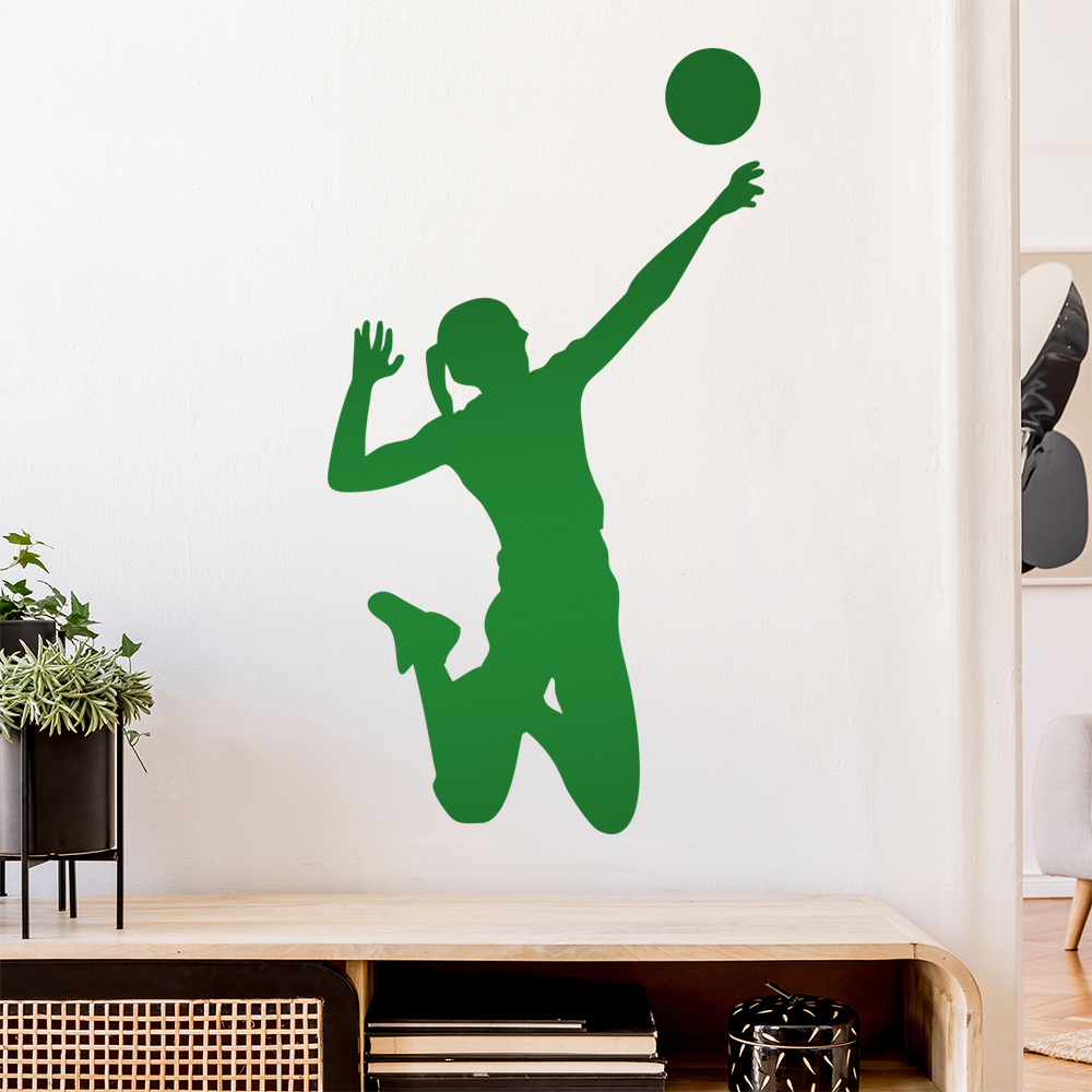 Volleyball Spieler Figur Wandaufkleber - Picture 115 of 204