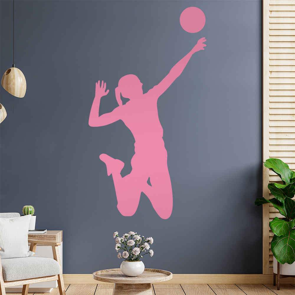 Volleyball Spieler Figur Wandaufkleber - Picture 67 of 204