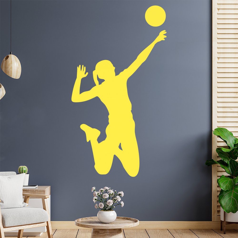 Volleyball Spieler Figur Wandaufkleber - Picture 19 of 204